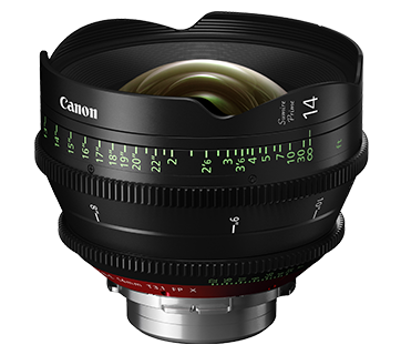 Cinema EOS Lenses - CN-E14mm T3.1 FP X - Canon Malaysia
